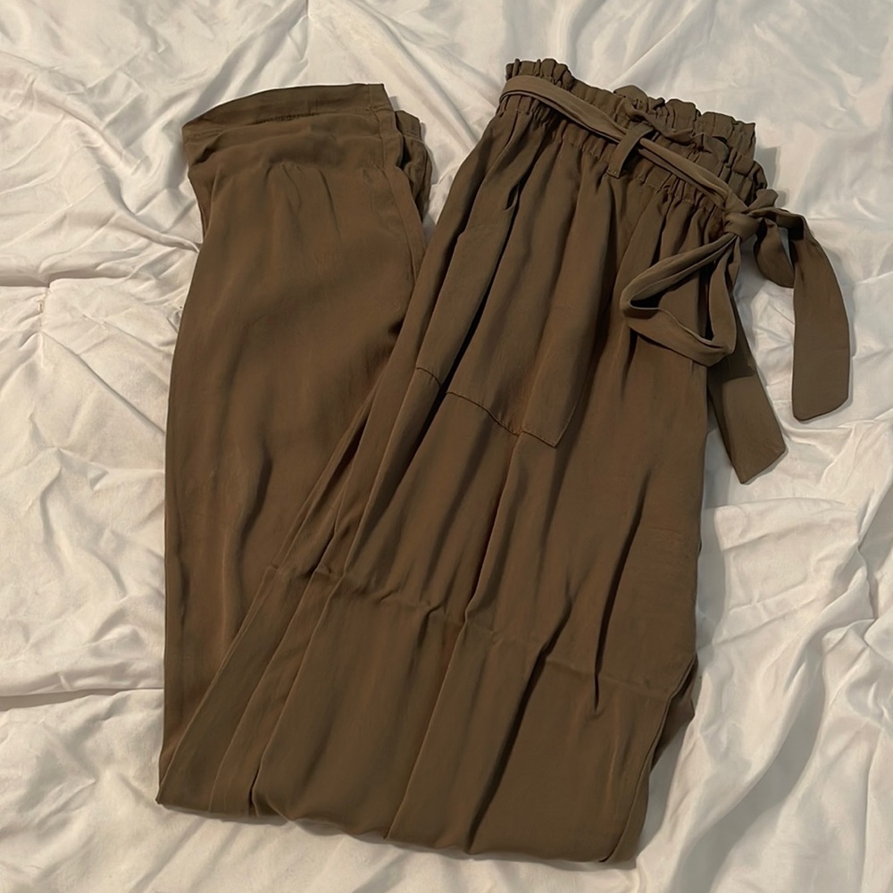 Green dress pants